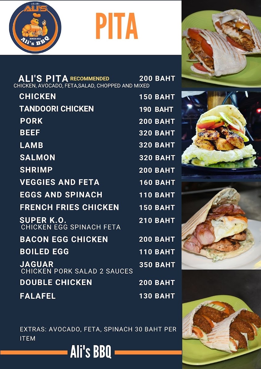 Ali's BBQ Chalong Menu - Image 3