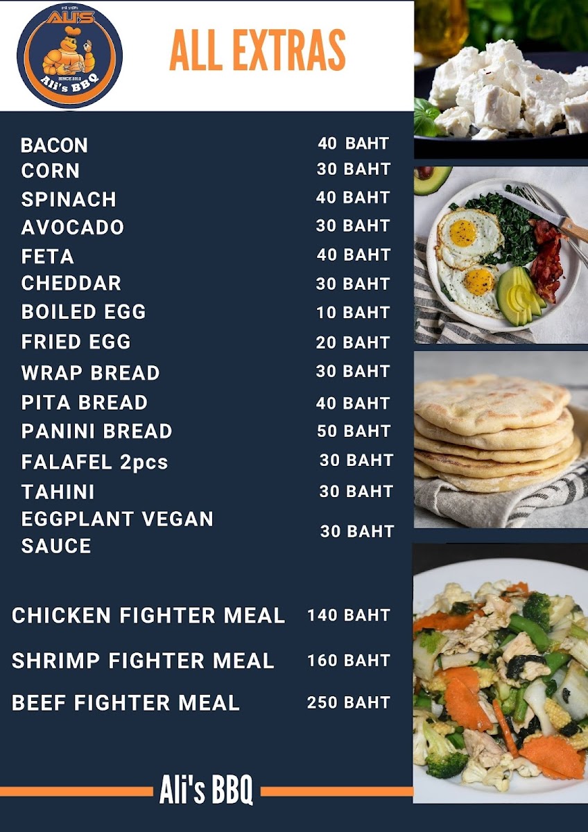 Ali's BBQ Chalong Menu - Image 4