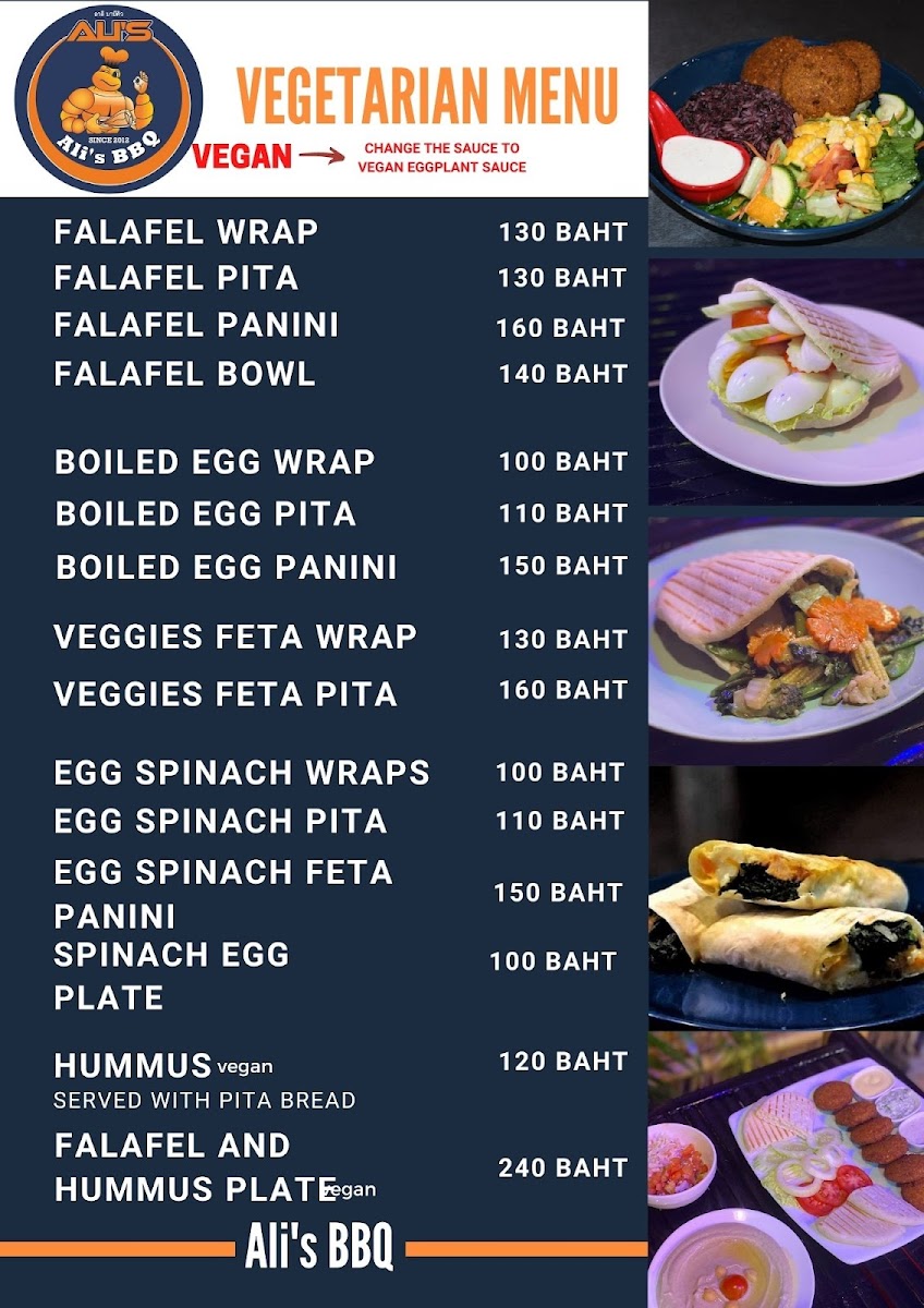 Ali's BBQ Chalong Menu - Image 5