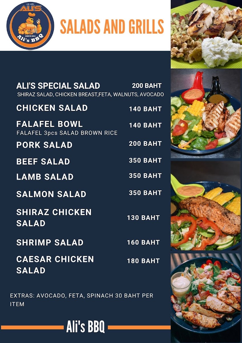 Ali's BBQ Chalong Menu - Image 6